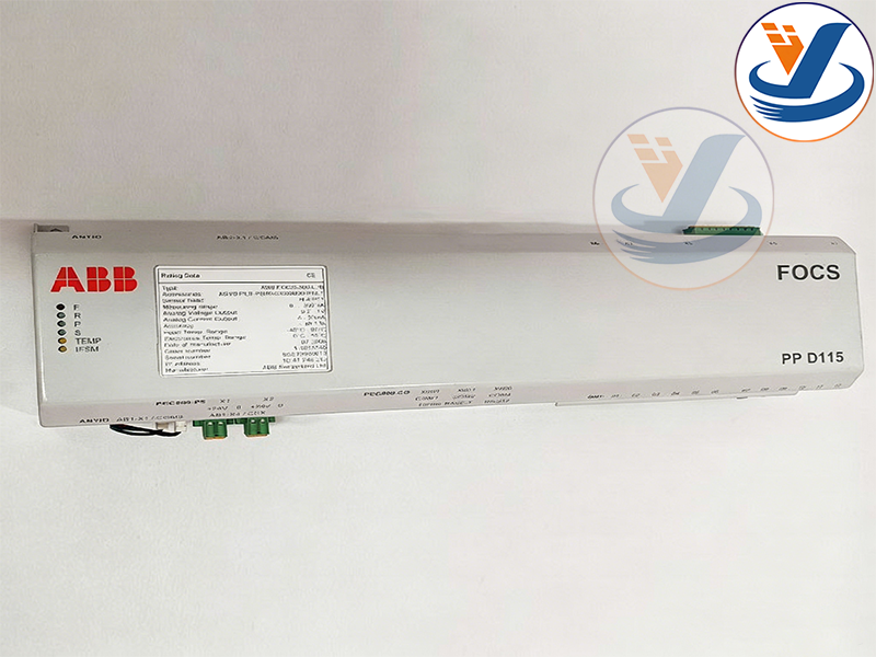 ABB 3BHE017628R0002 PPD115A02 FOCS Communication controller module PP D115 A02 FOCS-300-L70