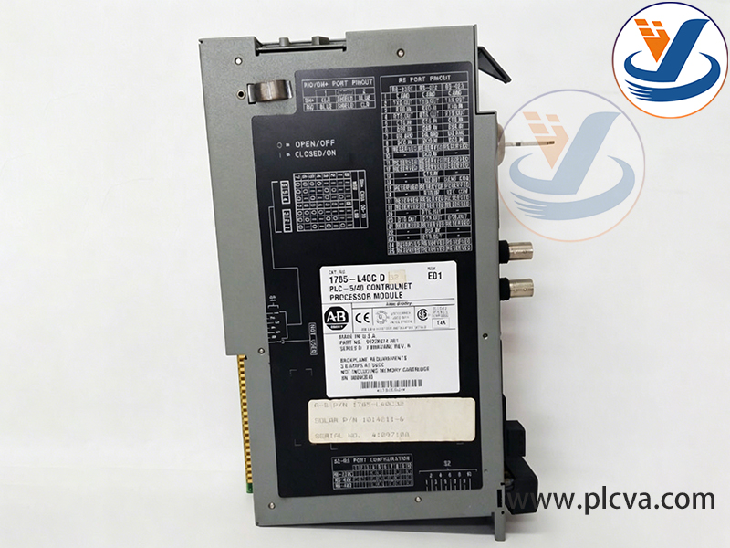 A-B 1785-L40C D PLC-5/40 CONTROLNET PROCESSOR MODULE