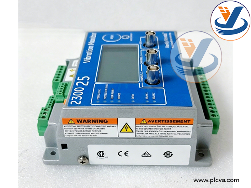Bently Nevada 2300/25-00 Vibration Monitor 2300-25 Machinery Condition Monitoring