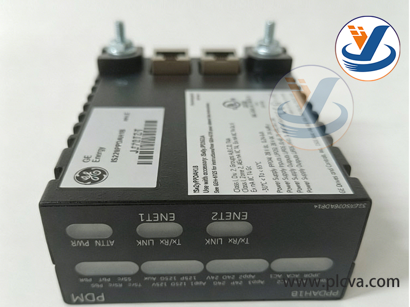 GE IS220PPDAH1B | Power Distribution Feedback | I/O Module