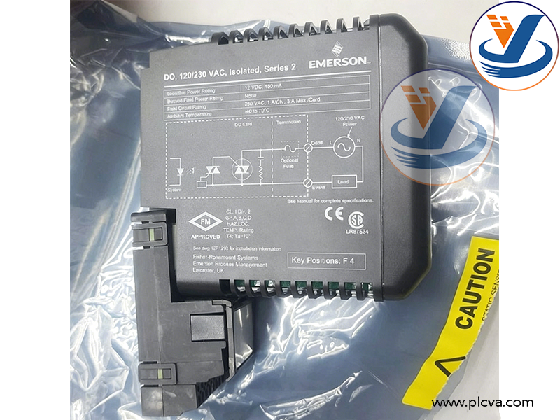 MERSON VE4002S2T2B1 Discrete Output Module + KJ4001X1-CA1 I/O Terminal Block