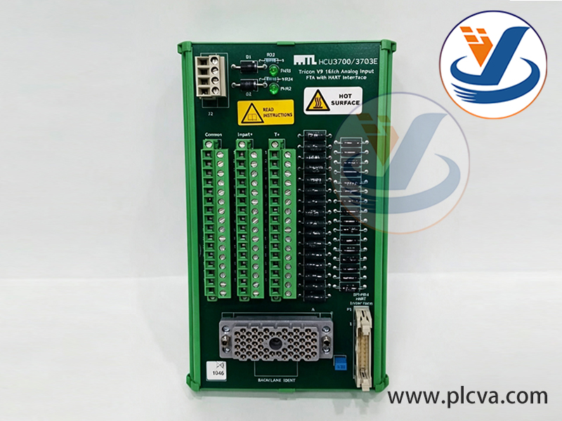 TRICONEX HCU3700 3703E Analog Input FTA with HART Interface Module