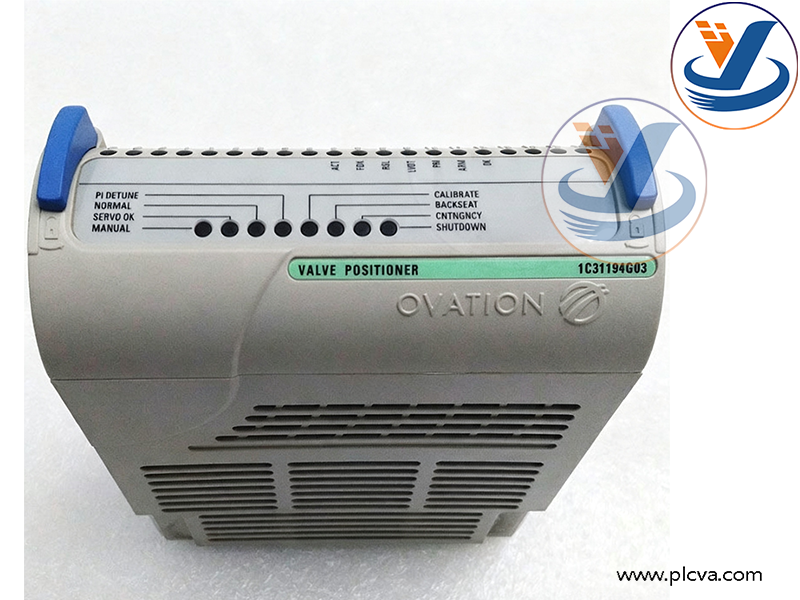 Emerson Ovation 1C31194G03 Valve Positioner Control Module