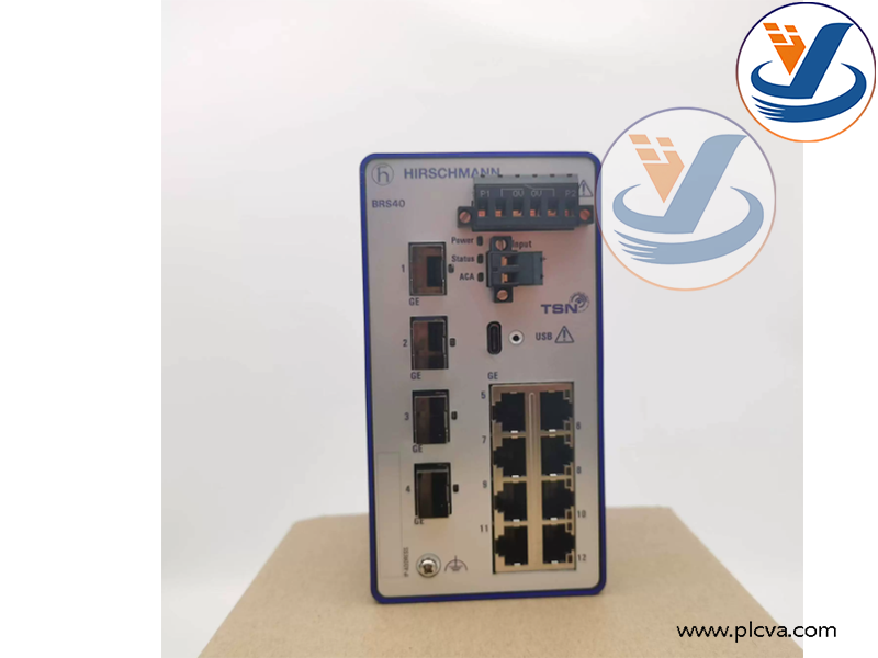 Hirschmann BOBCAT Series BRS40‑0012OOOO‑STCZ99HHSES All‑Gigabit Layer‑2 Managed DIN‑Rail Industrial Switch