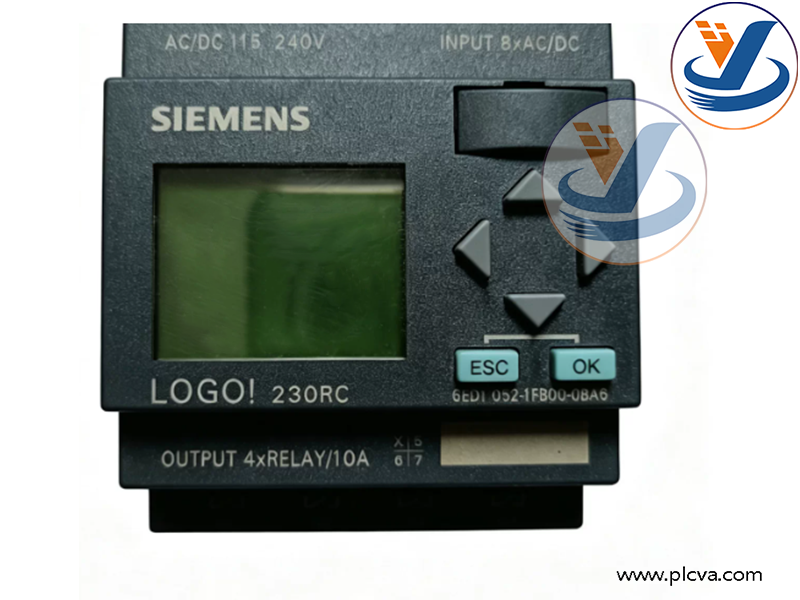 SIEMENS LOGO! 230RC Compact Intelligent Logic Controller (Base Unit, Relay Output, Built‑in Real‑Time Clock)