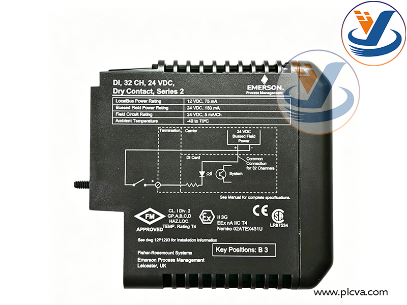 EMERSON VE3003 DeltaV M‑Series MQ Controller Module