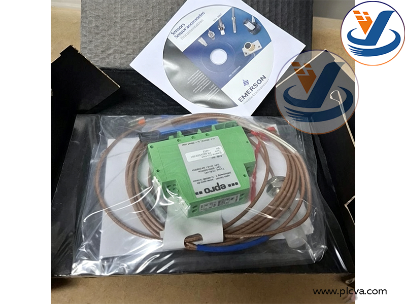Emerson PR6423/000‑001 Eddy‑Current Probe with CON041 Preamplifier, Complete Non‑Contact Shaft Vibration & Displacement Sensor Set