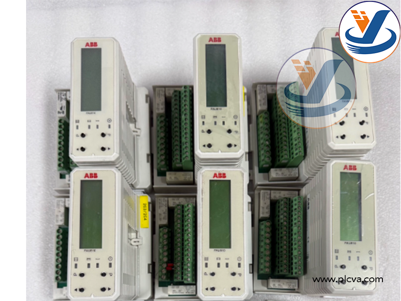 ABB FAU810 Flame Analysis Unit (with DIN‑rail mounting base)