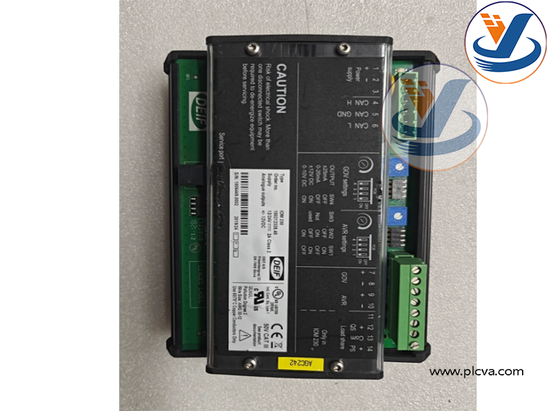 DEIF IOM230 CAN‑bus Analogue Output Interface Module
