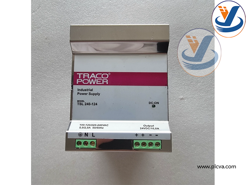 TRACO Power TSL 240‑124, 240 W DIN‑rail‑mounted AC‑DC switching mode industrial power supply