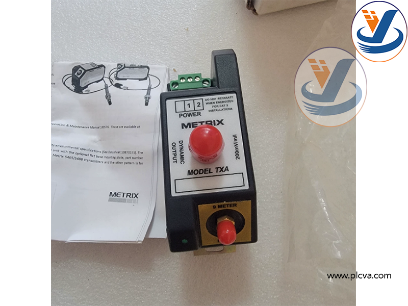 TXA‑72900‑M1019 Trendsetter Axial Thrust Transmitter , Metrix Vibration, Eddy‑Current Probe Driver & Signal Conditioner