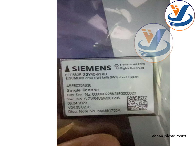Siemens 6FC5835-1GY40-5YA0 SINUMERIK 828D CNC System CompactFlash Software Card