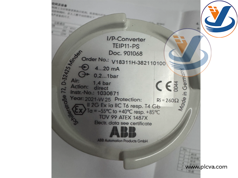 ABB V18311H‑382110100 TEIP11‑PS I/P Signal Converter