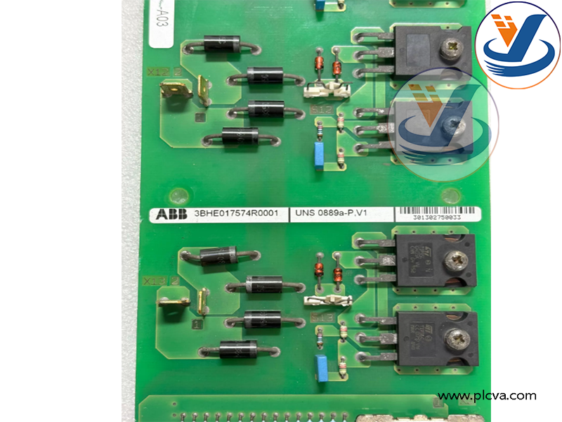 ABB 3BHE017574R0001 UNS0889A-P Current Sensing & Signal Interface Control Board